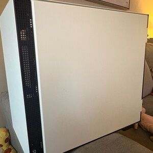 NZXT White PC Case with Black Front Vent